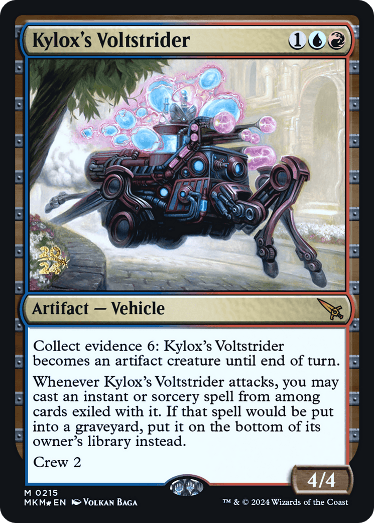 Kylox's Voltstrider [Murders at Karlov Manor Prerelease Promos] MTG Single Magic: The Gathering  | Multizone: Comics And Games
