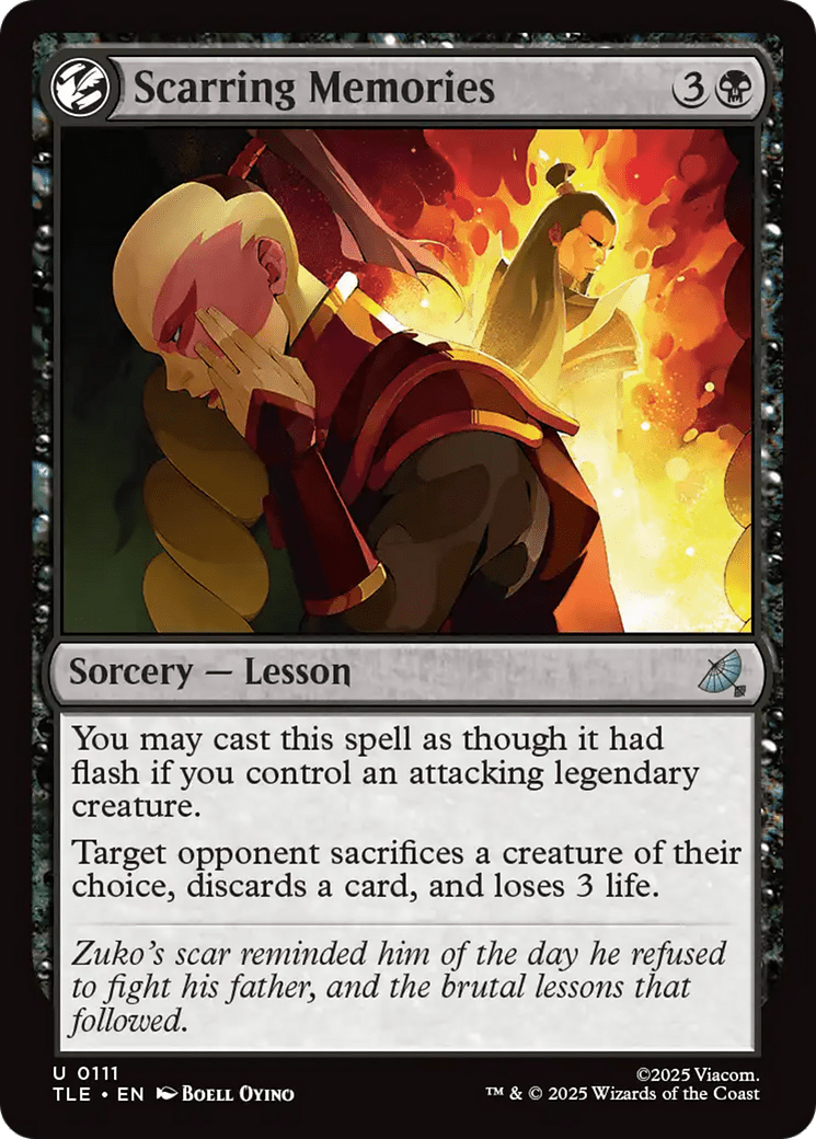 Scarring Memories [Avatar: The Last Airbender: Eternal-Legal] MTG Single Magic: The Gathering  | Multizone: Comics And Games