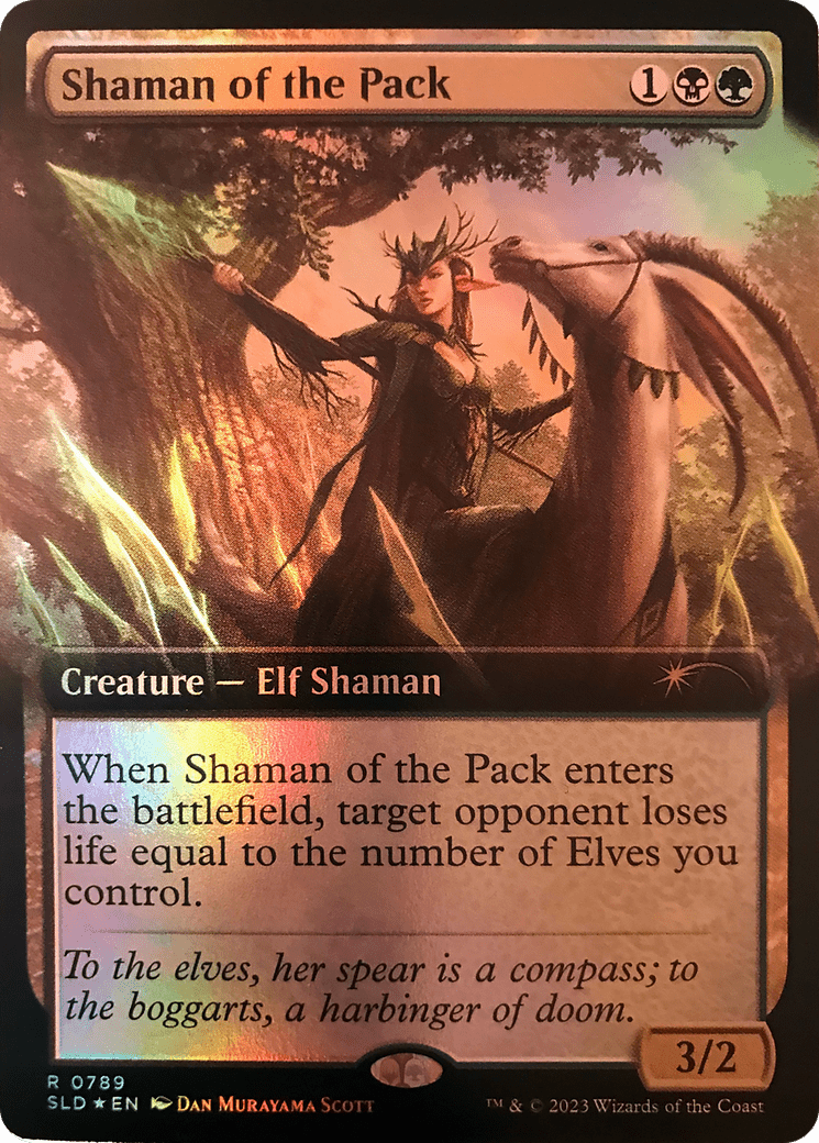 Shaman of the Pack (Extended Art) [Secret Lair Drop Series] MTG Single Magic: The Gathering  | Multizone: Comics And Games