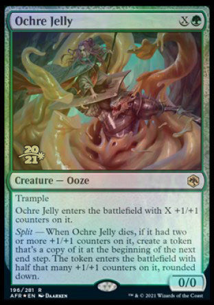 Ochre Jelly [Dungeons & Dragons: Adventures in the Forgotten Realms Prerelease Promos] | Multizone: Comics And Games