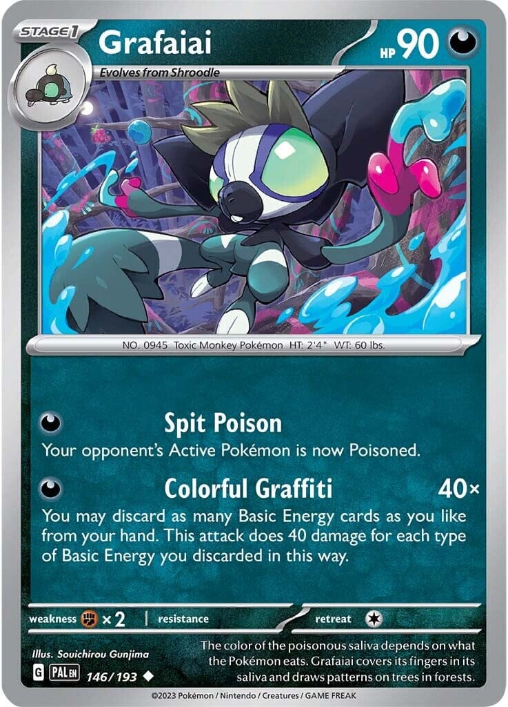Grafaiai (146/193) [Scarlet & Violet: Paldea Evolved] Pokemon Single Pokémon  | Multizone: Comics And Games