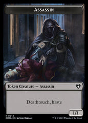 Treasure // Assassin Double-Sided Token [Commander Masters Tokens] MTG Single Magic: The Gathering  | Multizone: Comics And Games