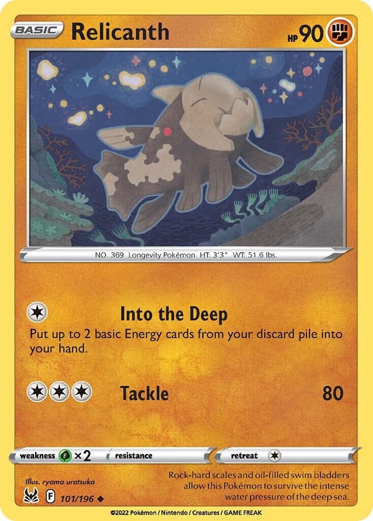 Relicanth (101/196) [Sword & Shield: Lost Origin] Pokemon Single Pokémon  | Multizone: Comics And Games