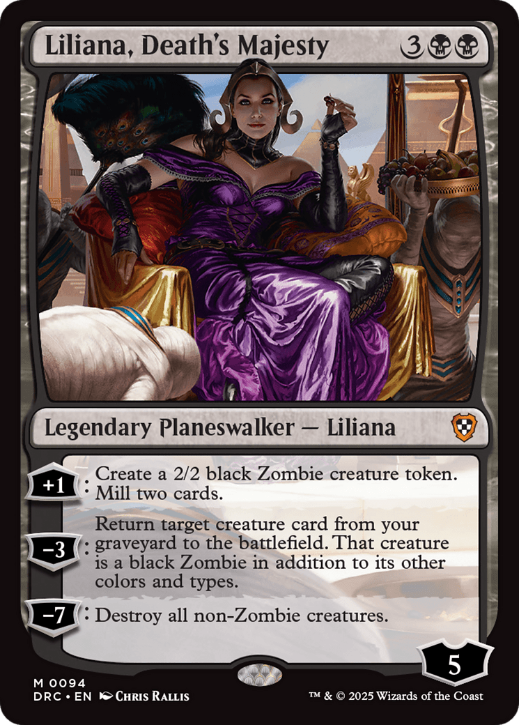 Liliana, Death's Majesty [Aetherdrift Commander] MTG Single Magic: The Gathering  | Multizone: Comics And Games