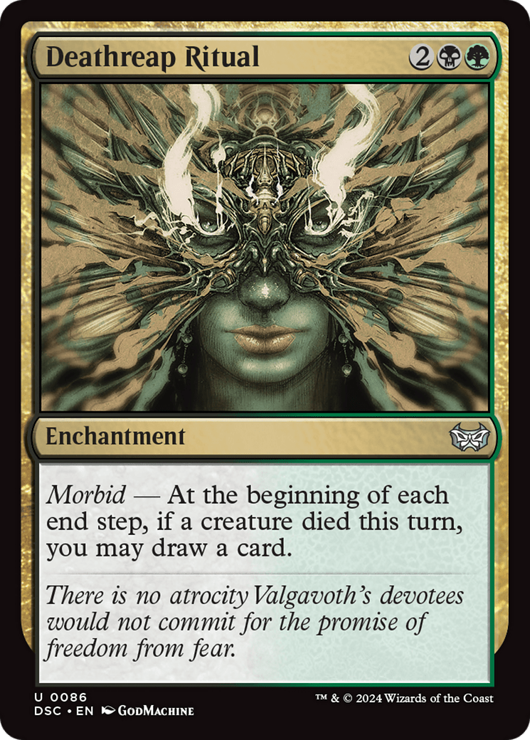 Deathreap Ritual [Duskmourn: House of Horror Commander] MTG Single Magic: The Gathering  | Multizone: Comics And Games