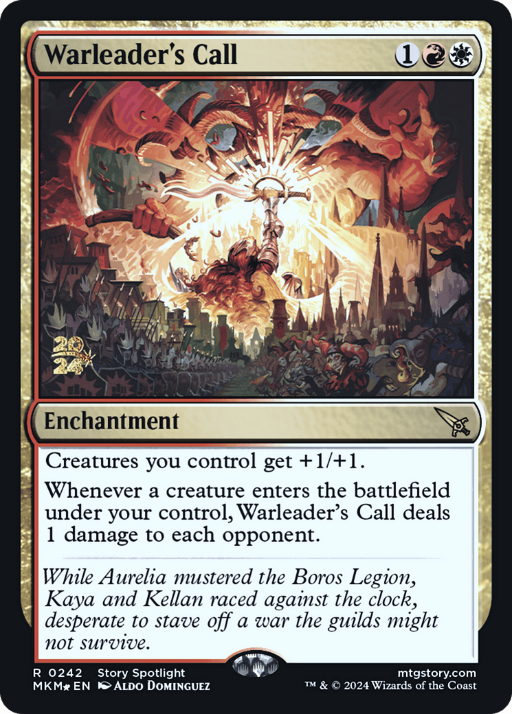 Warleader's Call [Murders at Karlov Manor Prerelease Promos] MTG Single Magic: The Gathering  | Multizone: Comics And Games
