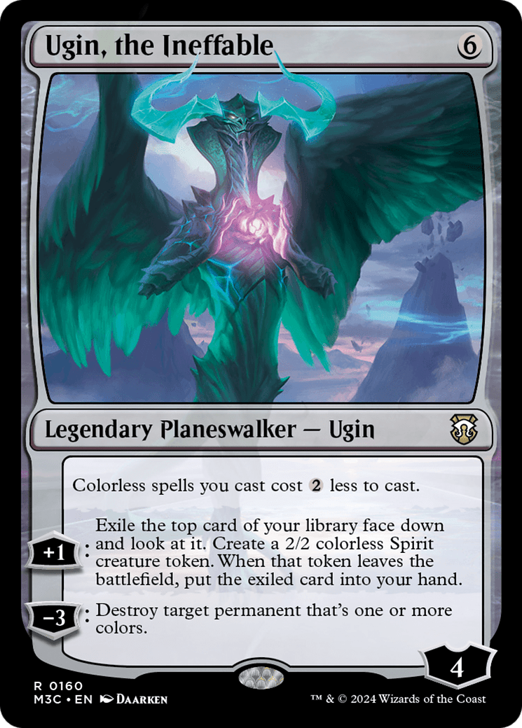 Ugin, the Ineffable (Ripple Foil) [Modern Horizons 3 Commander] MTG Single Magic: The Gathering  | Multizone: Comics And Games
