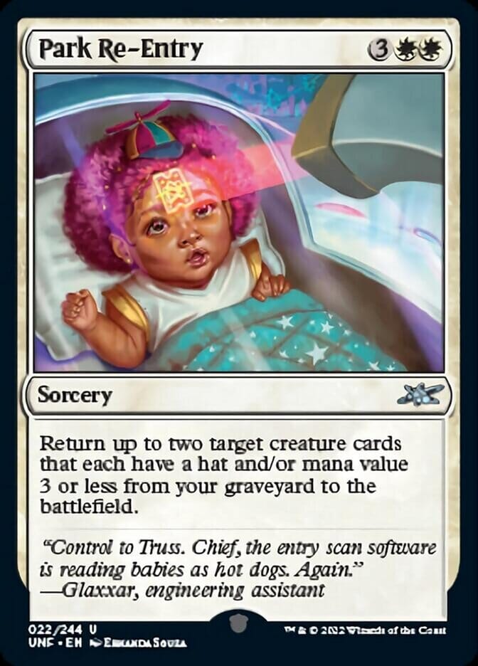 Park Re-Entry [Unfinity] MTG Single Magic: The Gathering  | Multizone: Comics And Games