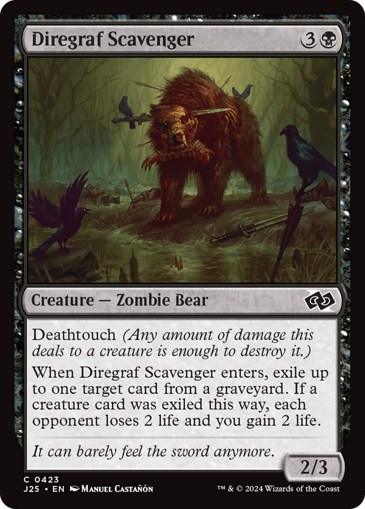 Diregraf Scavenger [Foundations Jumpstart] MTG Single Magic: The Gathering  | Multizone: Comics And Games