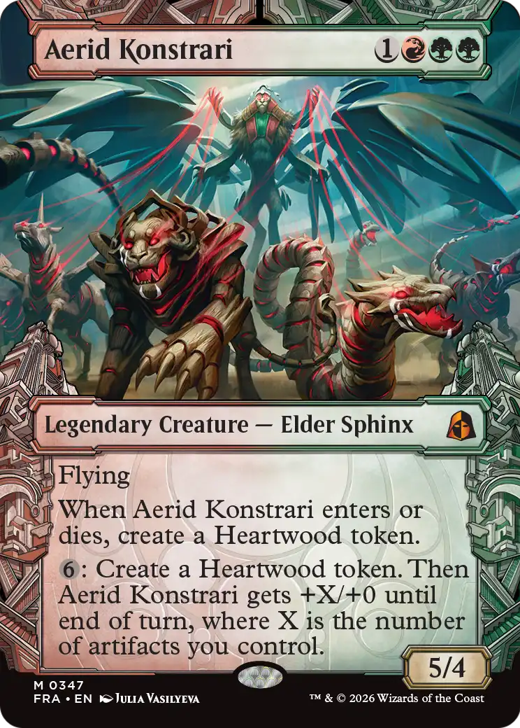 Aerid Konstrari (Showcase) (0347) [Reality Fracture] MTG Single Magic: The Gathering  | Multizone: Comics And Games