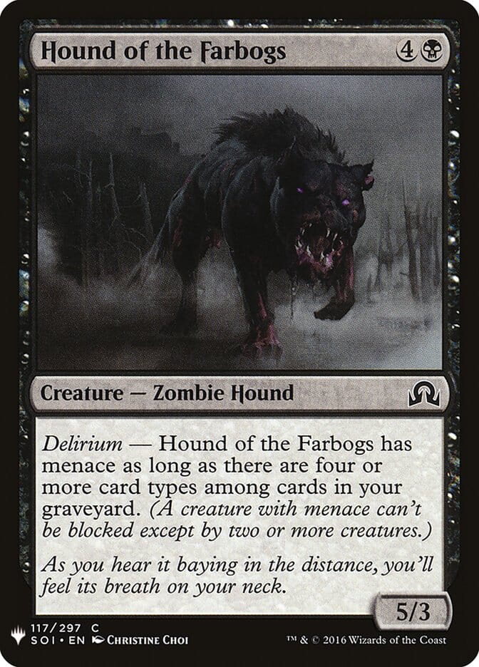 Hound of the Farbogs [Mystery Booster] MTG Single Magic: The Gathering  | Multizone: Comics And Games