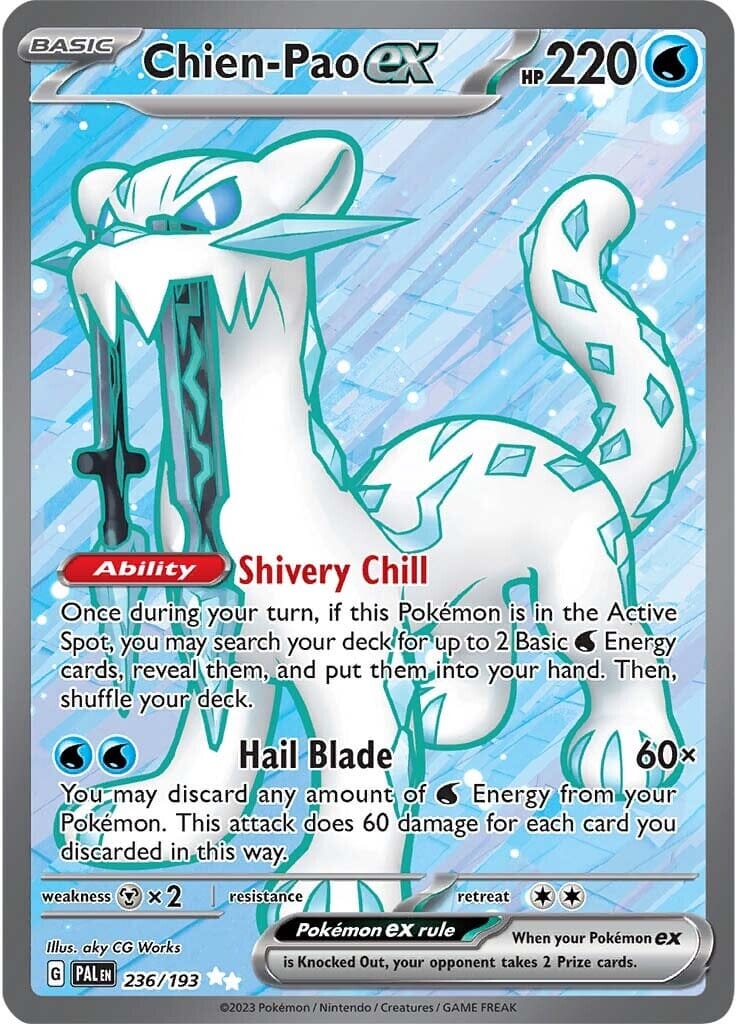 Chien-Pao ex (236/193) [Scarlet & Violet: Paldea Evolved] Pokemon Single Pokémon  | Multizone: Comics And Games