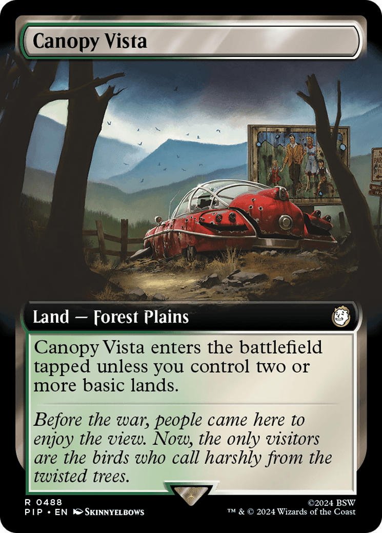 Canopy Vista (Extended Art) [Fallout] MTG Single Magic: The Gathering  | Multizone: Comics And Games