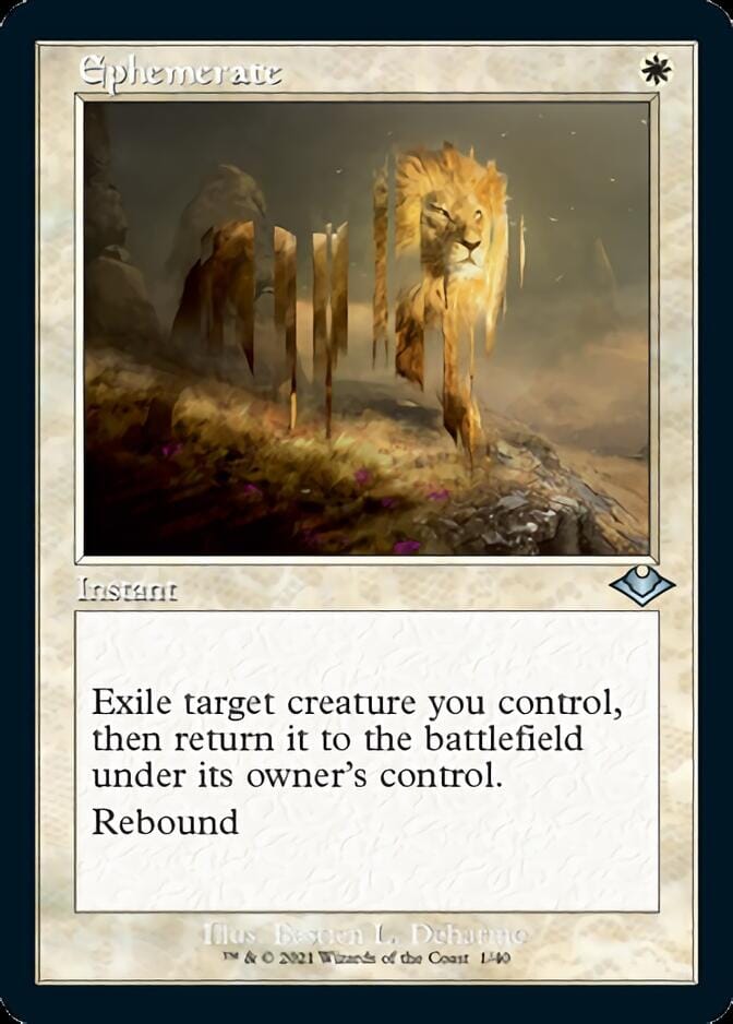 Ephemerate (Retro Foil Etched) [Modern Horizons] MTG Single Magic: The Gathering  | Multizone: Comics And Games