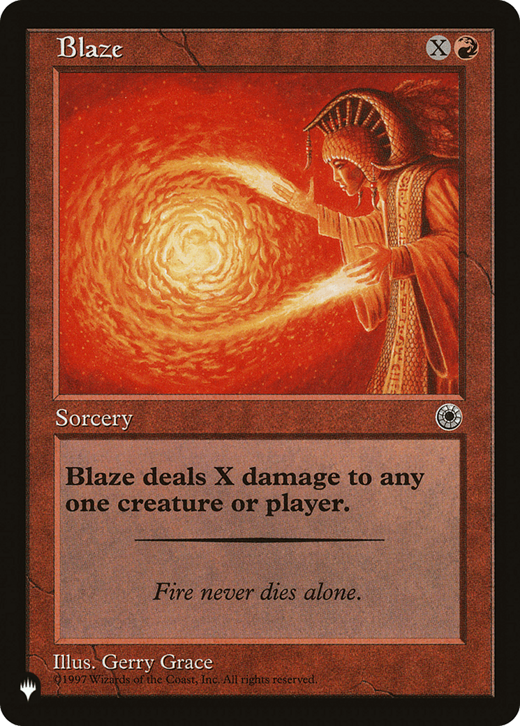 Blaze [The List] MTG Single Magic: The Gathering  | Multizone: Comics And Games