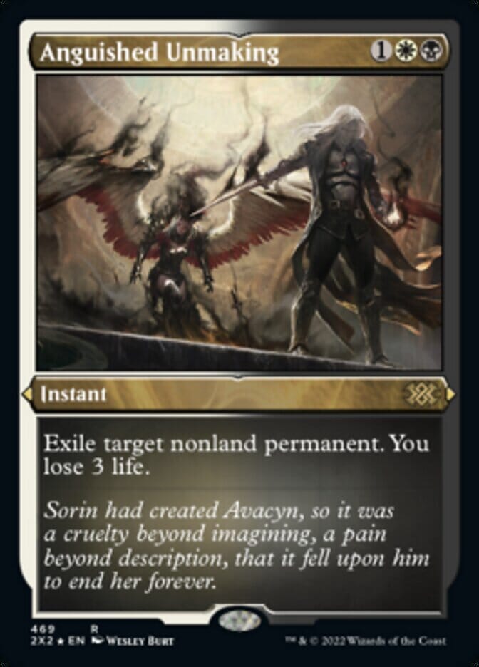 Anguished Unmaking (Foil Etched) [Double Masters 2022] MTG Single Magic: The Gathering  | Multizone: Comics And Games