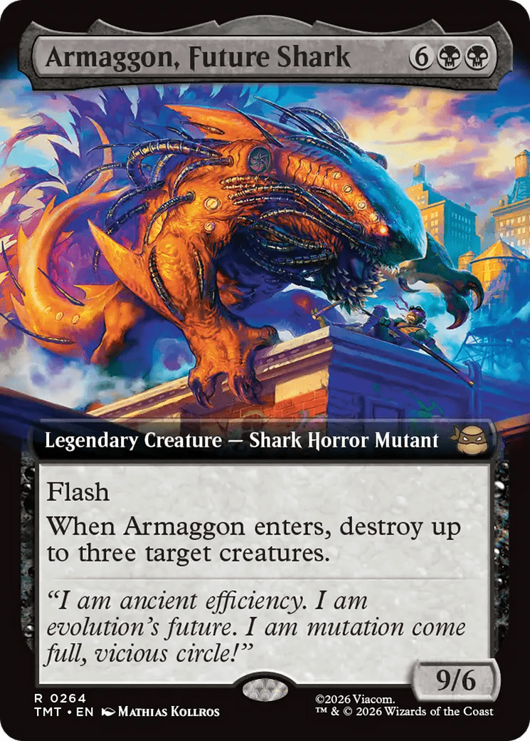 Armaggon, Future Shark (Extended Art) [Teenage Mutant Ninja Turtles] MTG Single Magic: The Gathering  | Multizone: Comics And Games