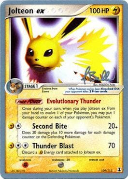 Jolteon ex (109/113) (Eeveelutions - Jimmy Ballard) [World Championships 2006] Pokemon Single Pokémon  | Multizone: Comics And Games