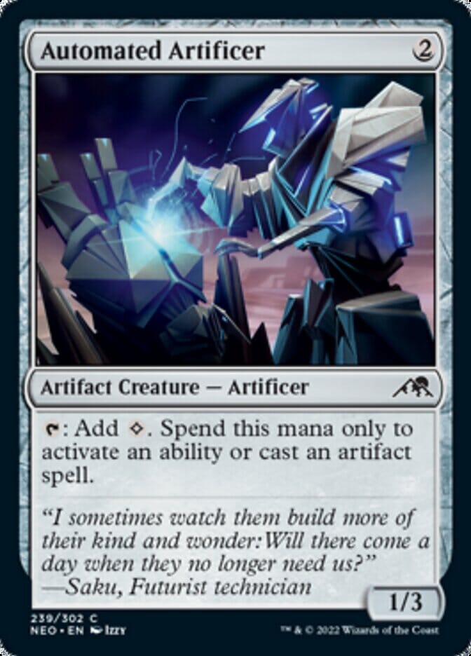 Automated Artificer [Kamigawa: Neon Dynasty] MTG Single Magic: The Gathering  | Multizone: Comics And Games