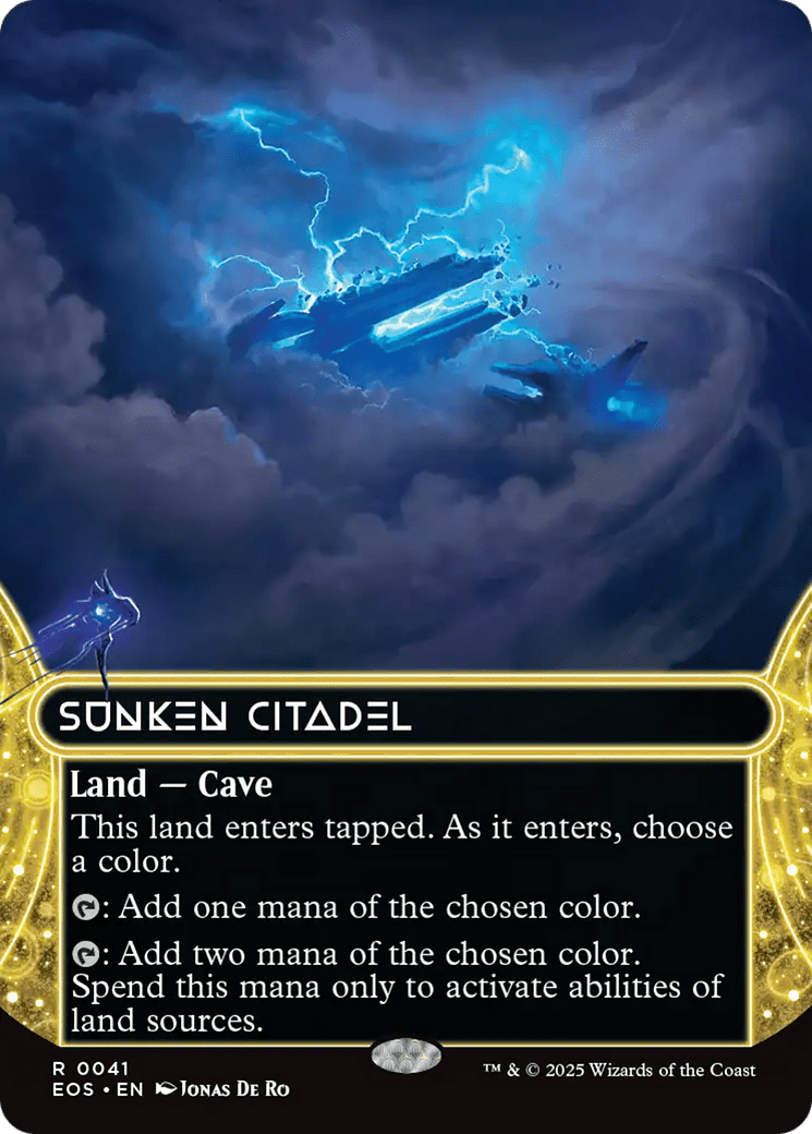 Sunken Citadel (0041) (Borderless) [Edge of Eternities: Stellar Sights] MTG Single Magic: The Gathering  | Multizone: Comics And Games