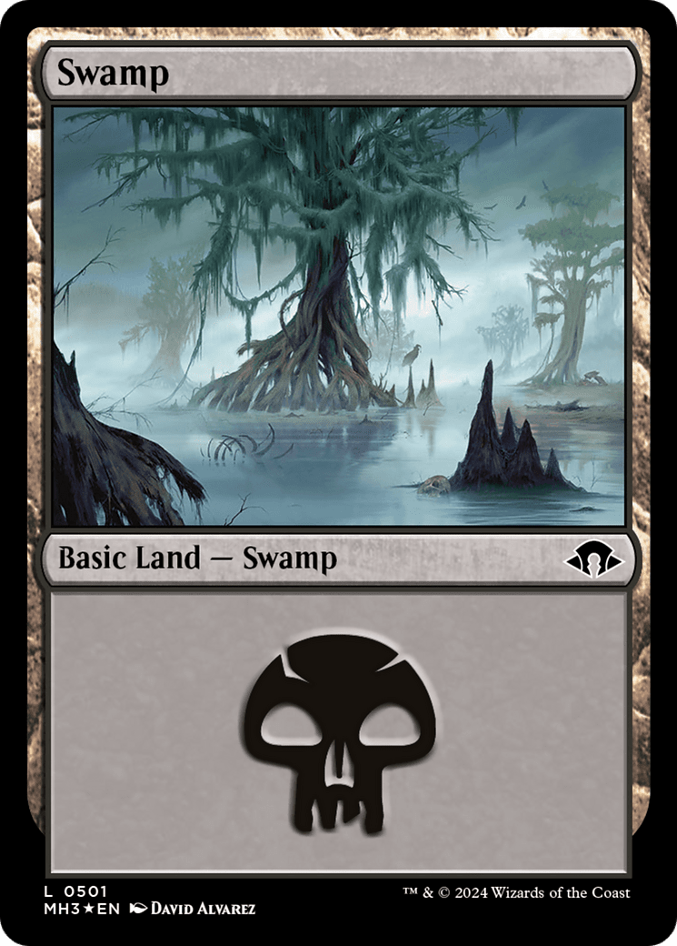 Swamp (0501) (Ripple Foil) [Modern Horizons 3] MTG Single Magic: The Gathering  | Multizone: Comics And Games