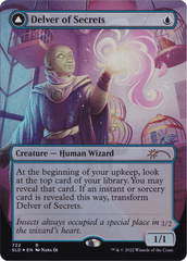 Delver of Secrets // Insectile Aberration (Borderless) [Secret Lair: From Cute to Brute] MTG Single Magic: The Gathering  | Multizone: Comics And Games