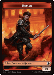 Elemental // Human (0014) Double-Sided Token [Innistrad Remastered Tokens] MTG Single Magic: The Gathering  | Multizone: Comics And Games