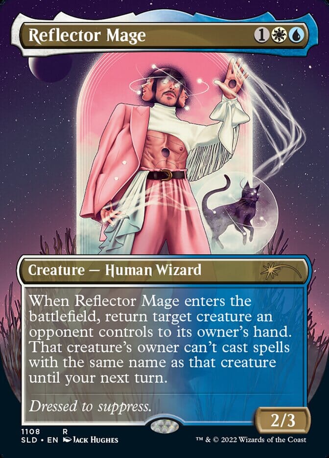 Reflector Mage (Borderless) [Secret Lair Drop Series] MTG Single Magic: The Gathering  | Multizone: Comics And Games