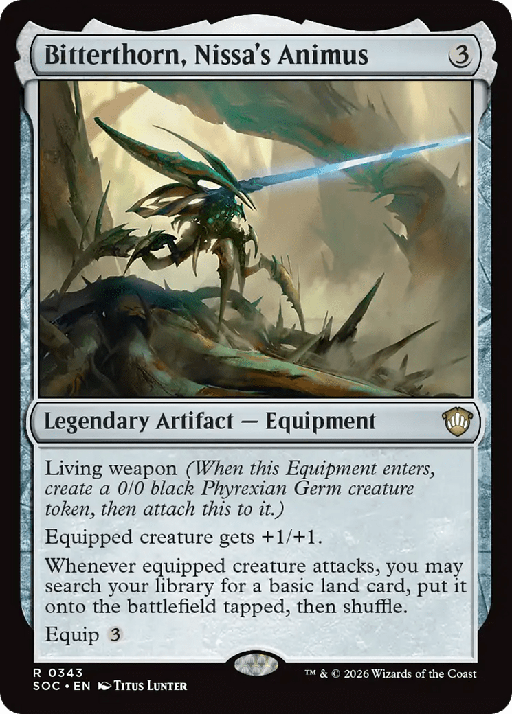 Bitterthorn, Nissa's Animus [Secrets of Strixhaven Commander] MTG Single Magic: The Gathering  | Multizone: Comics And Games