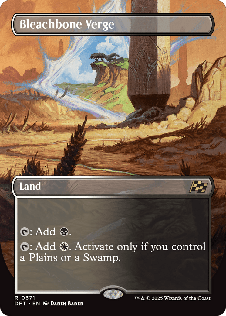 Bleachbone Verge (Borderless) [Aetherdrift] MTG Single Magic: The Gathering  | Multizone: Comics And Games