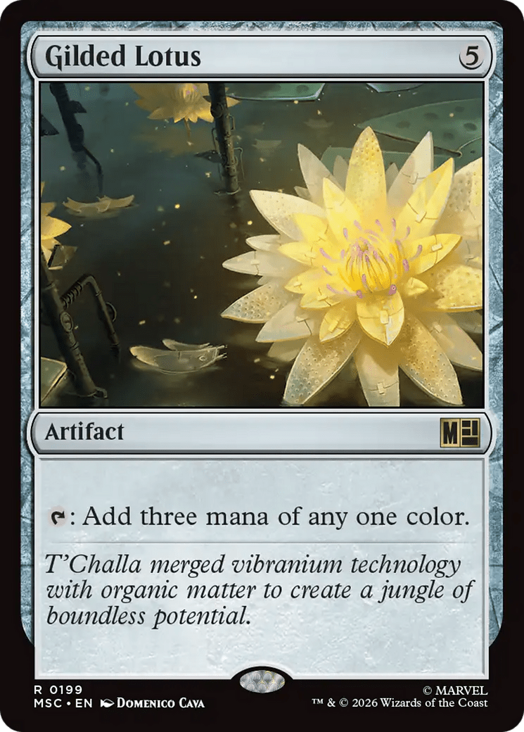 Gilded Lotus [Marvel Super Heroes Commander] MTG Single Magic: The Gathering  | Multizone: Comics And Games