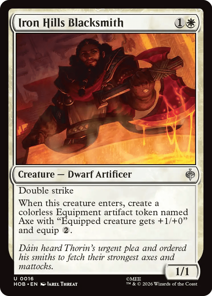 Iron Hills Blacksmith [The Hobbit] MTG Single Magic: The Gathering  | Multizone: Comics And Games