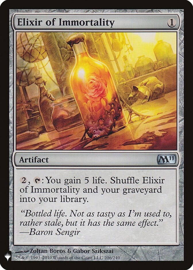 Elixir of Immortality [Mystery Booster] MTG Single Magic: The Gathering  | Multizone: Comics And Games