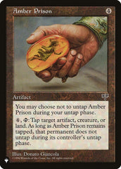 Amber Prison [The List] MTG Single Magic: The Gathering  | Multizone: Comics And Games