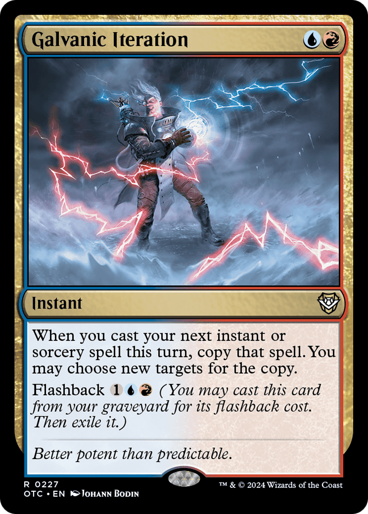 Galvanic Iteration [Outlaws of Thunder Junction Commander] MTG Single Magic: The Gathering  | Multizone: Comics And Games