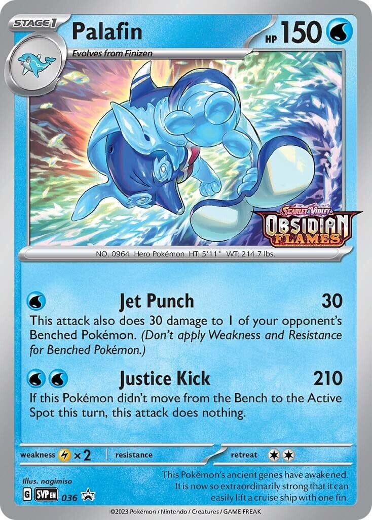 Palafin (036) (Stamped) [Scarlet & Violet: Black Star Promos] Pokemon Single Pokémon  | Multizone: Comics And Games