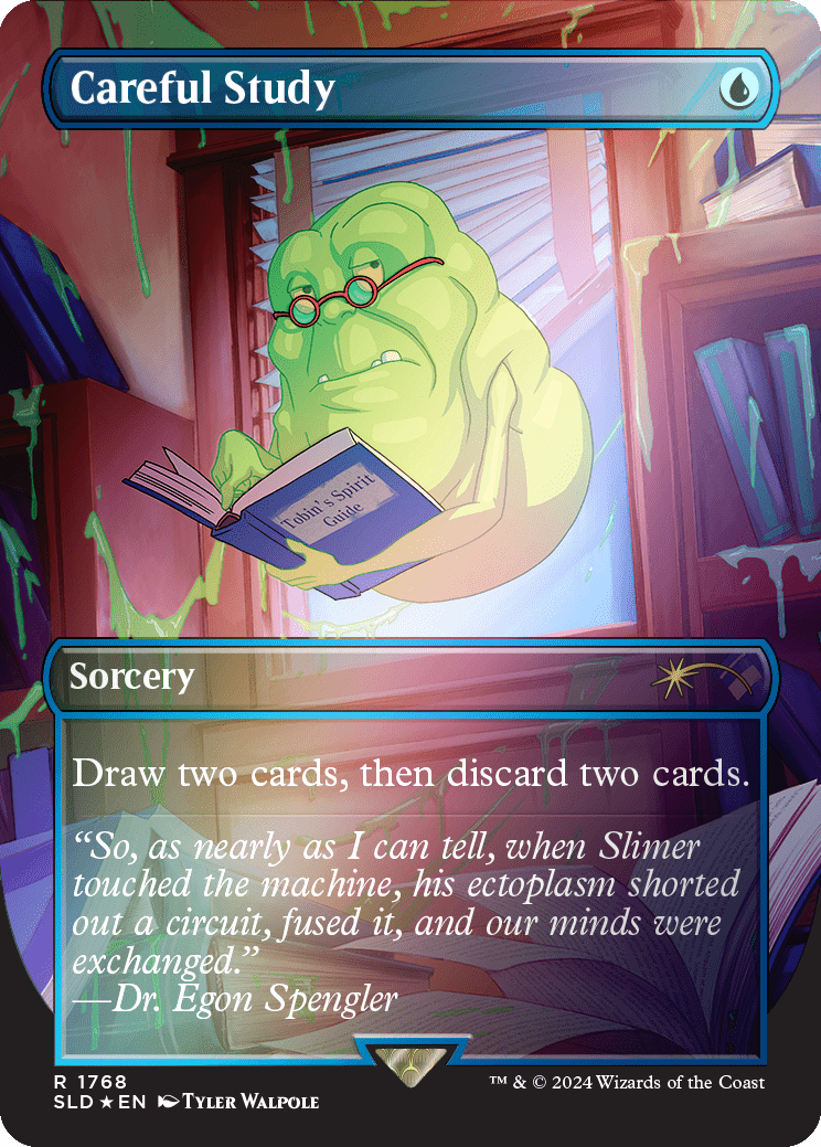 Careful Study (Rainbow Foil) [Secret Lair Drop Series] MTG Single Magic: The Gathering  | Multizone: Comics And Games