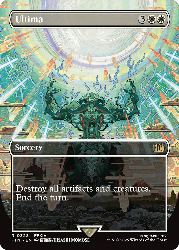 Ultima (Borderless) [FINAL FANTASY] MTG Single Magic: The Gathering  | Multizone: Comics And Games