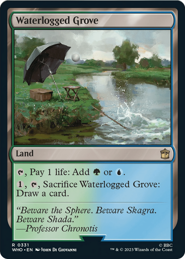 Waterlogged Grove [Doctor Who] MTG Single Magic: The Gathering  | Multizone: Comics And Games