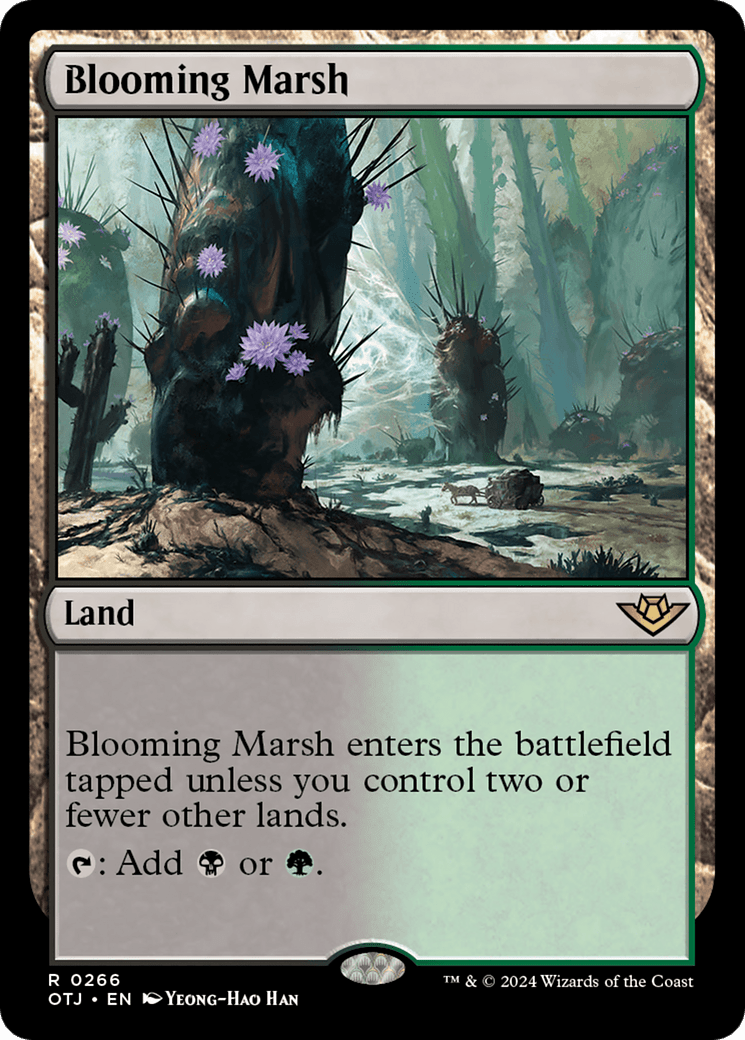 Blooming Marsh [Outlaws of Thunder Junction] MTG Single Magic: The Gathering  | Multizone: Comics And Games