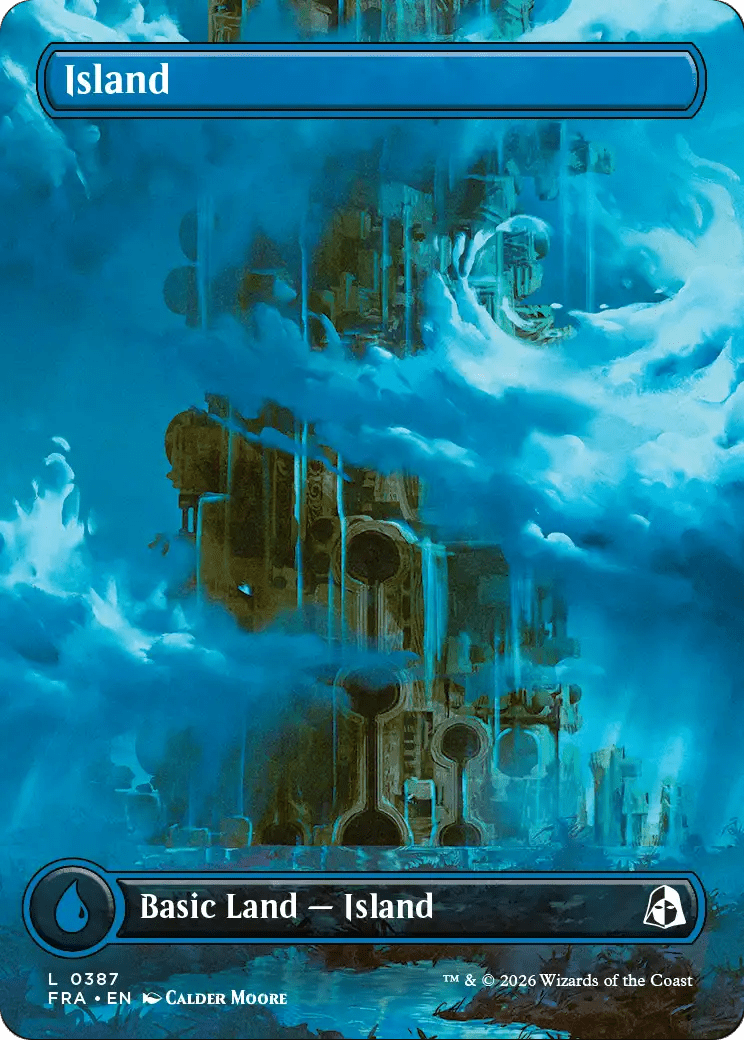 Island (Borderless) (0387) [Reality Fracture] MTG Single Magic: The Gathering  | Multizone: Comics And Games
