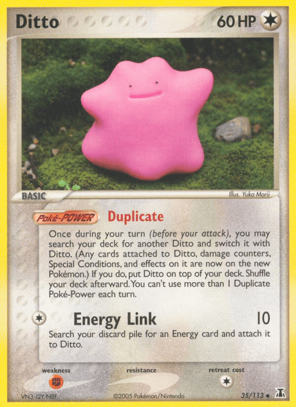 Ditto (35/113) [EX: Delta Species] Pokemon Single Pokémon  | Multizone: Comics And Games