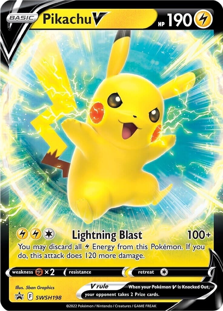 Pikachu V (SWSH198) [Sword & Shield: Black Star Promos] Pokemon Single Pokémon  | Multizone: Comics And Games