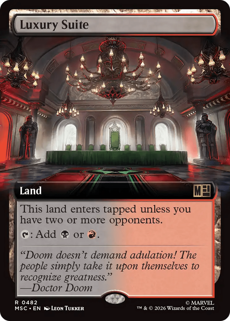 Luxury Suite (Extended Art) [Marvel Super Heroes Commander] MTG Single Magic: The Gathering  | Multizone: Comics And Games