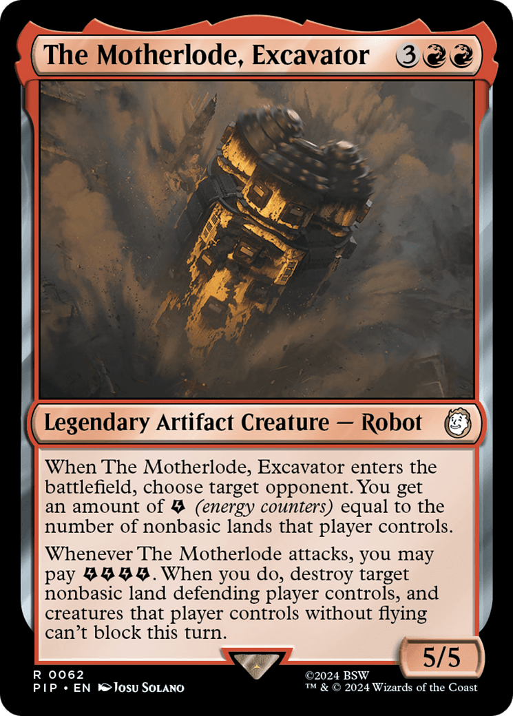 The Motherlode, Excavator [Fallout] MTG Single Magic: The Gathering  | Multizone: Comics And Games