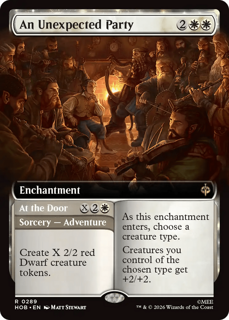 An Unexpected Party (Extended Art) [The Hobbit] MTG Single Magic: The Gathering  | Multizone: Comics And Games