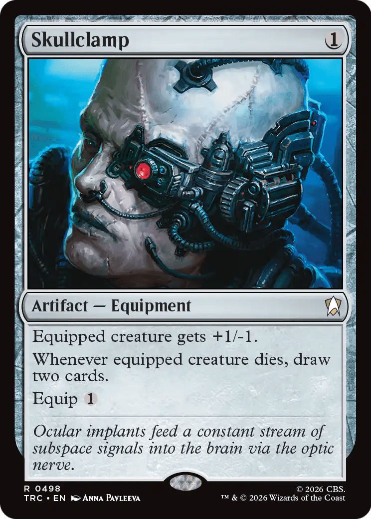 Skullclamp (Surge Foil) [Star Trek Commander] MTG Single Magic: The Gathering  | Multizone: Comics And Games