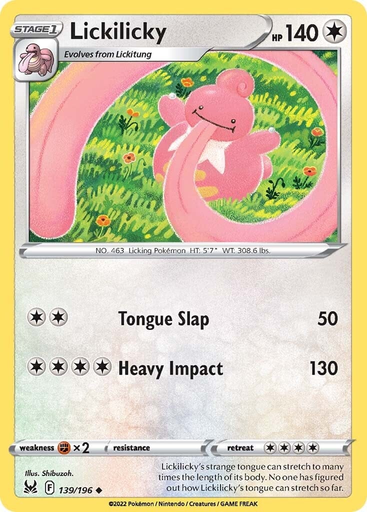 Lickilicky (139/196) [Sword & Shield: Lost Origin] Pokemon Single Pokémon  | Multizone: Comics And Games