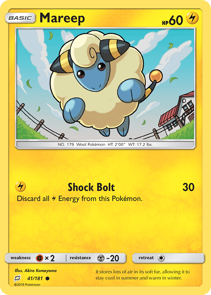 Mareep (41/181) [Sun & Moon: Team Up] Pokemon Single Pokémon  | Multizone: Comics And Games