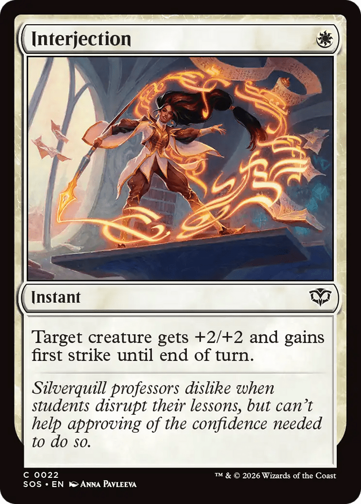 Interjection [Secrets of Strixhaven] MTG Single Magic: The Gathering  | Multizone: Comics And Games